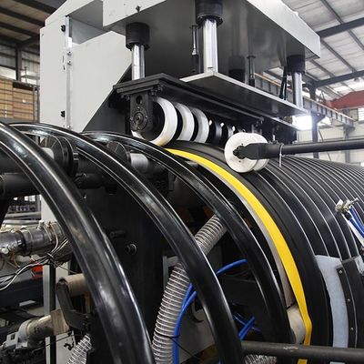 Sewage Corrugated Pipe Extrusion Line High Ring Stiffness SN8 SN20 3000mm