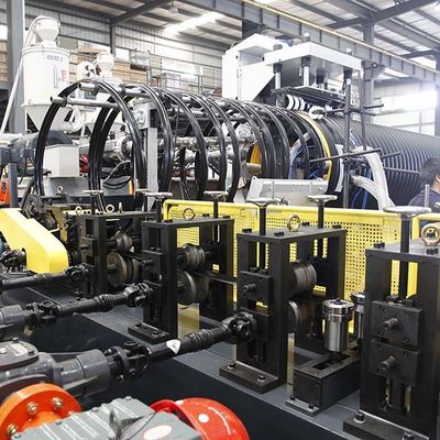Sewage Corrugated Pipe Extrusion Line High Ring Stiffness SN8 SN20 3000mm